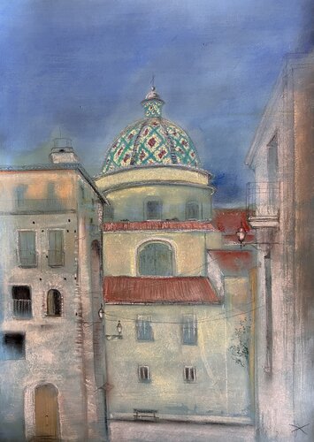 La capitale segreta - Cilento van Sonja Kalmanfi, Schilderij te koop op Singulart