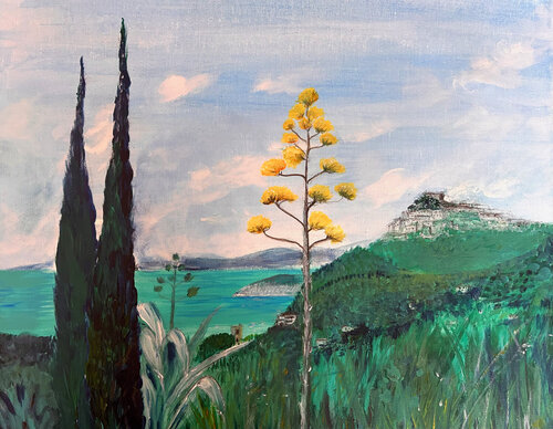 Da San Marco di Castellabate van Sonja Kalmanfi, Schilderij te koop op Singulart