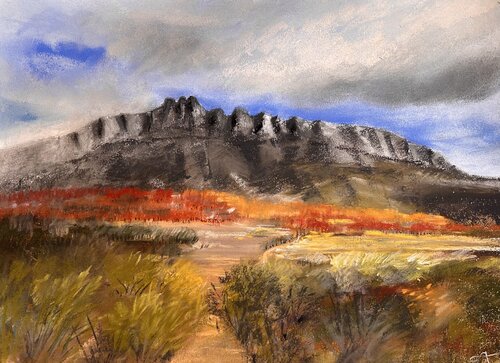 Monte Alburni - Cilento von Sonja Kalmanfi, Malerei kaufen auf Singulart