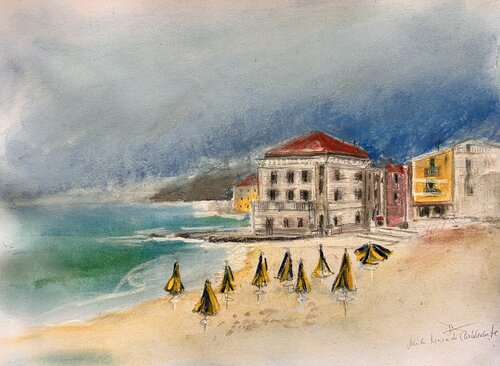 Santa Maria di Castellabate by Sonja Kalmanfi, Painting for Sale on Singulart