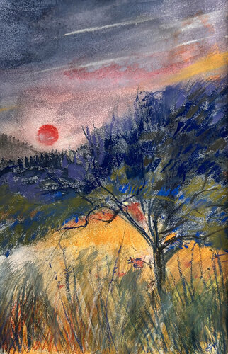 L'ora più bella - Die schönste Stunde di Sonja Kalmanfi, Pittura in vendita su Singulart