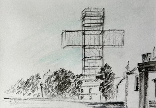 Monte Gelbison von Sonja Kalmanfi, Zeichnungen kaufen auf Singulart