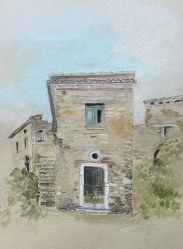 Roscigno Vecchia di Sonja Kalmanfi, Pittura in vendita su Singulart