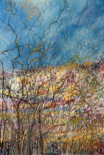 Spring awakening in the undergrowth von Sonja Kalmanfi, Malerei kaufen auf Singulart