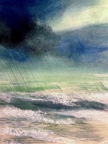 Pioggia von Sonja Kalmanfi, Malerei kaufen auf Singulart