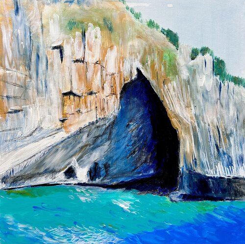 Grotta Delle Ciavole by Sonja Kalmanfi, Painting for Sale on Singulart