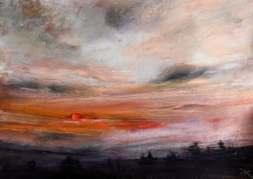 L'alba o l'aurora by Sonja Kalmanfi, Painting for Sale on Singulart