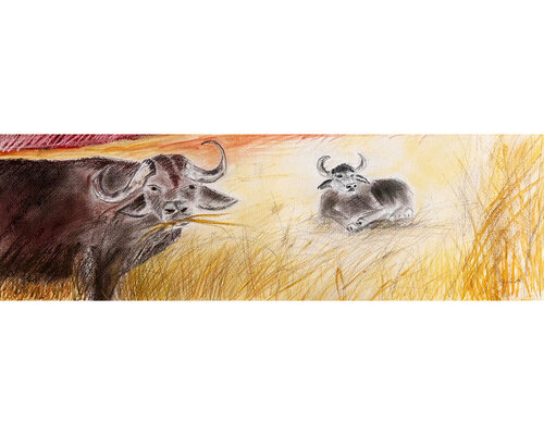 Mozzarella di Bufala by Sonja Kalmanfi, Painting for Sale on Singulart