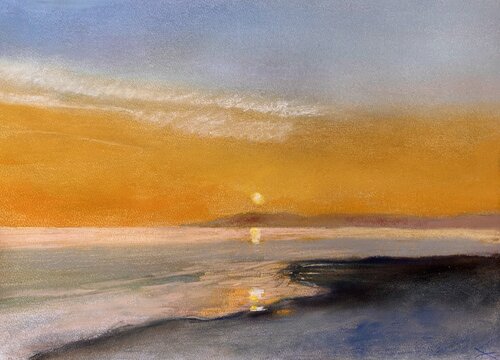 Parte nel mezzo by Sonja Kalmanfi, Painting for Sale on Singulart