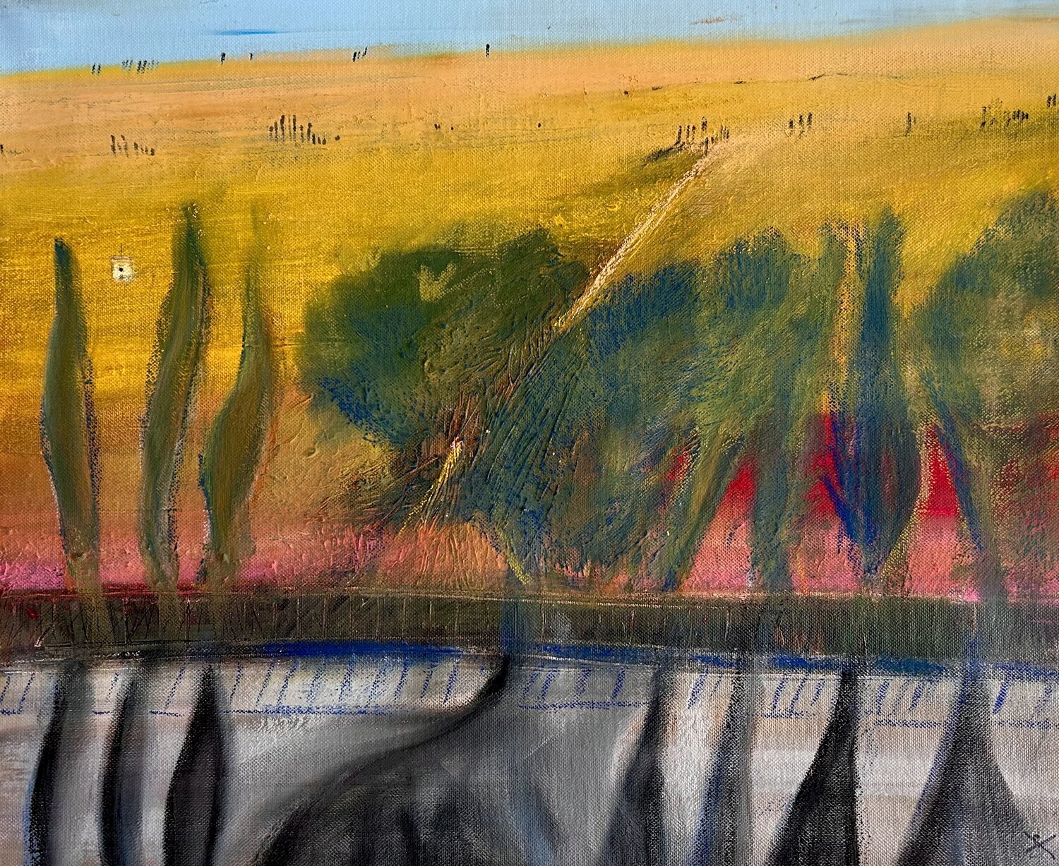 Nostalgia del Sud Sonja Kalmanfi Original painting for sale