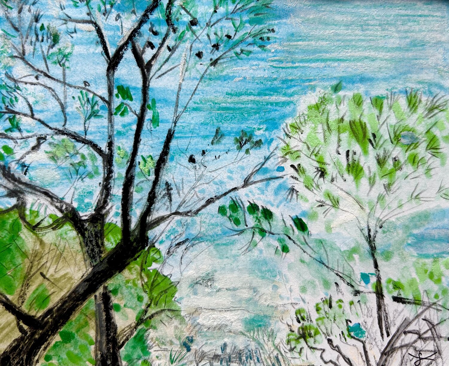 Montecorice / Cilentana l Sonja Kalmanfi Peinture originale à vendre