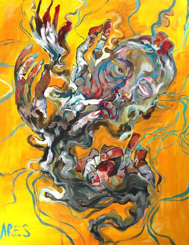 TABAQUISMO van Ares Zanoaga, Schilderij te koop op Singulart