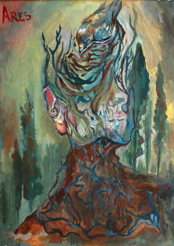 bird dont fly par Ares Zanoaga, Peinture en vente sur Singulart