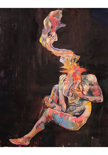 critical man van Ares Zanoaga, Schilderij te koop op Singulart