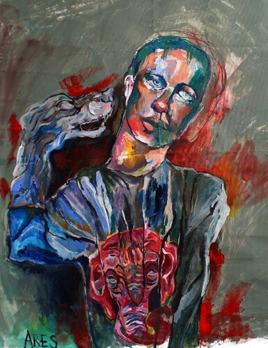 SIN TITULO van Ares Zanoaga, Schilderij te koop op Singulart