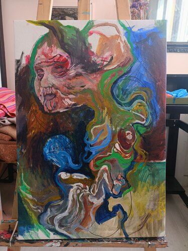 MUERTE van Ares Zanoaga, Schilderij te koop op Singulart