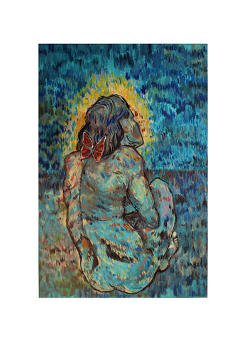 El yo mas profundo. van Ares Zanoaga, Schilderij te koop op Singulart