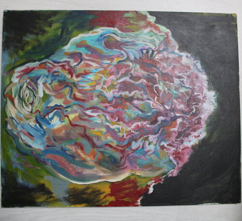 Hay dos lobos en mi interior von Ares Zanoaga, Malerei kaufen auf Singulart