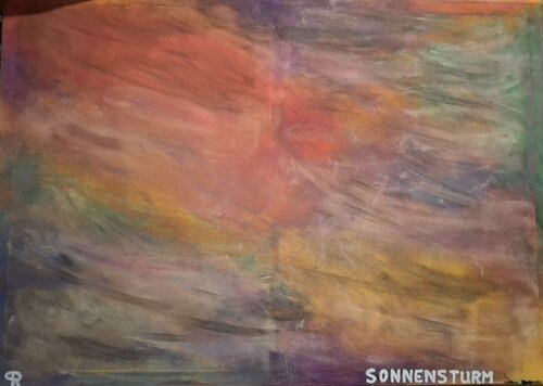Sonnensturm van Ralf Graf Greif von Greifenstein, Schilderij te koop op Singulart