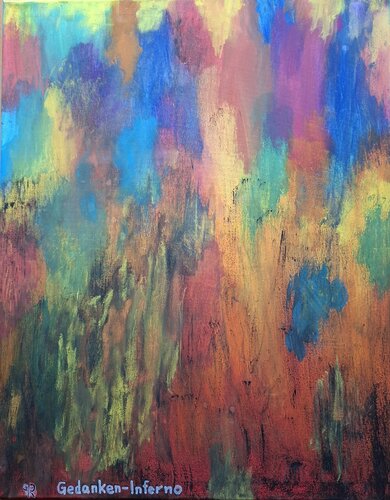 Gedankeninferno van Ralf Graf Greif von Greifenstein, Schilderij te koop op Singulart