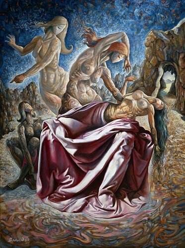 The DaVincian paradox de Darwin Leon, Pintura a la venta en Singulart