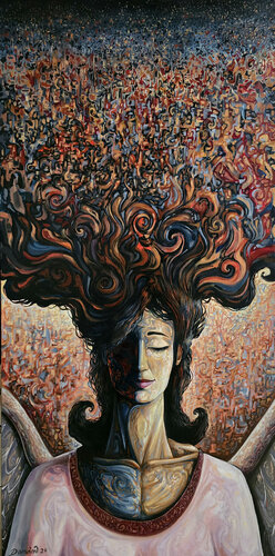 As above, so bellow di Darwin Leon, Pittura in vendita su Singulart