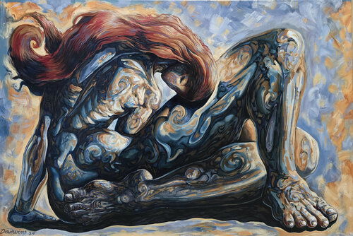 The sound of silence van Darwin Leon, Schilderij te koop op Singulart