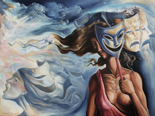 The path of Irony de Darwin Leon, Pintura a la venta en Singulart