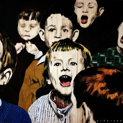 WATCHING LOVE'S LABOUR'S LOST par Aleix Albareda, Peinture en vente sur Singulart