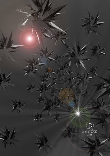 IceStars 2.0 - Black Edition von Daniel Juelicher, Druck kaufen auf Singulart