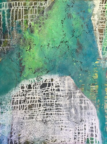 Wasserwelten 1 di Gaby Schönherr Müller, Pittura in vendita su Singulart