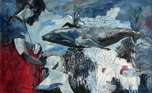 Abkehr vom Ursprung di Peter Schmitz, Pittura in vendita su Singulart