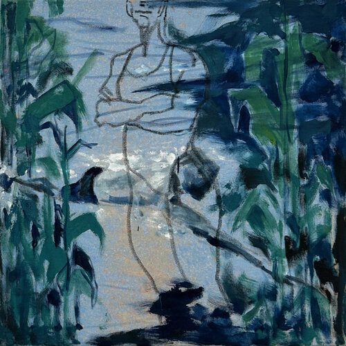 Sumpfgebiet 1 van Peter Schmitz, Schilderij te koop op Singulart