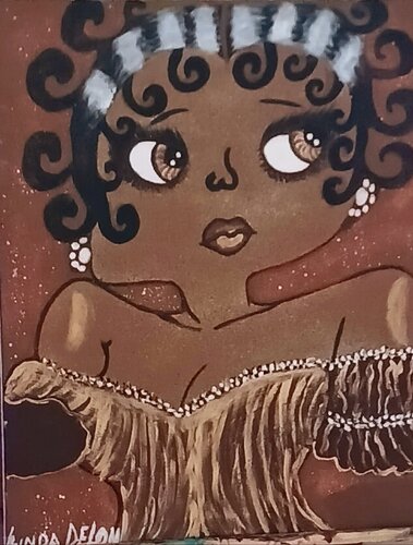 Betty Boop pin up des années 30 von Kouame Linda, Malerei kaufen auf Singulart