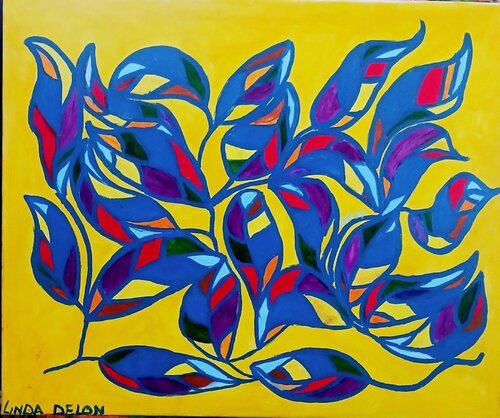 Feuilles de rêve von Kouame Linda, Malerei kaufen auf Singulart
