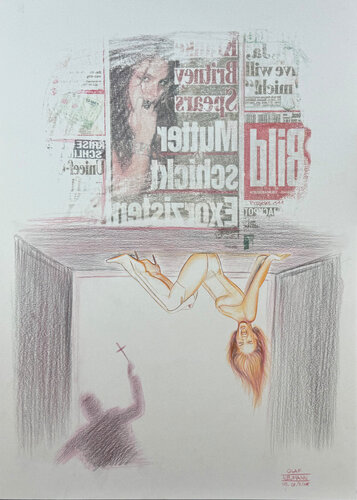 Bildprojekt 111 - Exorcism van Olaf Neumann, Werk op papier te koop op Singulart