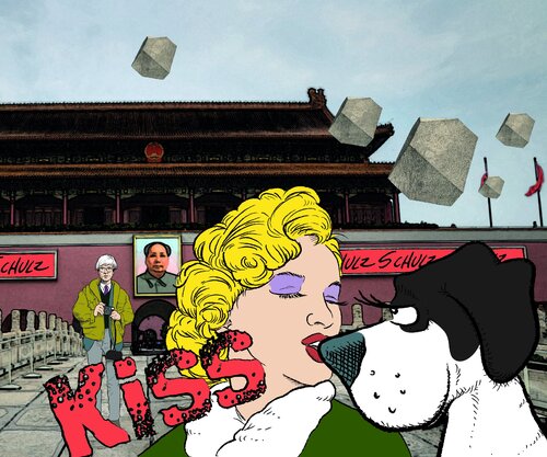 Kissing Warhol by Olaf Neumann, 기타 매체 for Sale on Singulart
