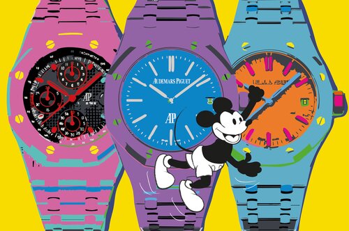 Audemars Piguet Mickey by Olaf Neumann, 회화 for Sale on Singulart