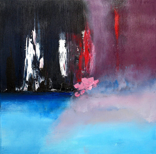 people in the night van Verena Dill, Schilderij te koop op Singulart