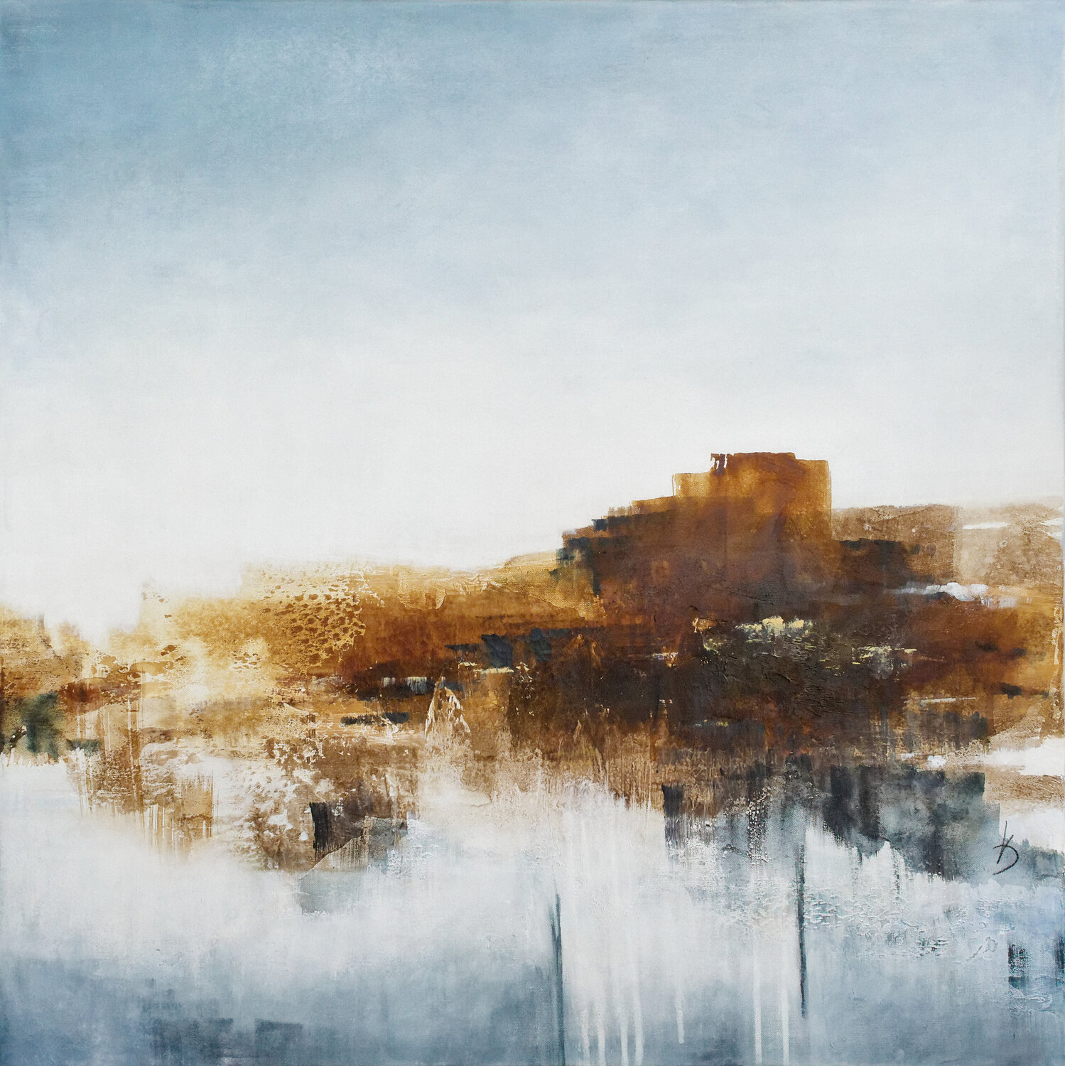 castle Verena Dill Original painting for sale