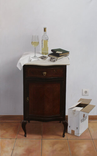 Vino blanco de javier Martín romo, Pintura a la venta en Singulart