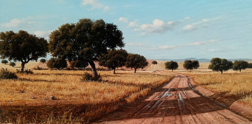 Tarde de septiembre de javier Martín romo, Pintura a la venta en Singulart