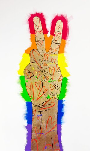 Goldener Frieden by Felix Endriss, 油畫 for Sale on Singulart