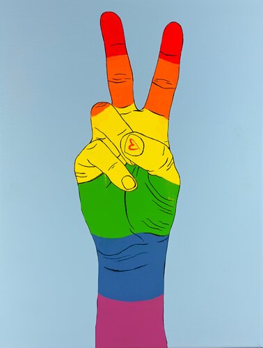 Peace Studie Nr. 1 von Felix Endriss, Malerei kaufen auf Singulart