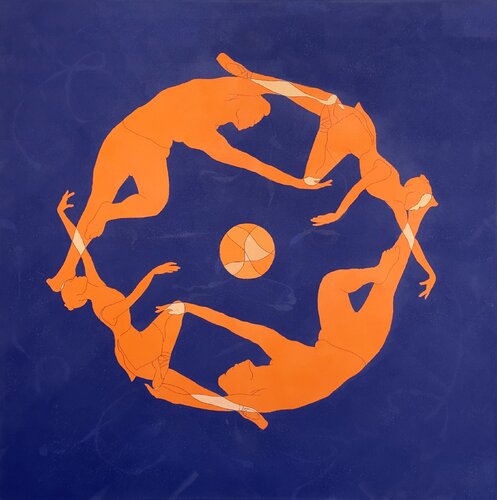 Koi by Felix Endriss, 油畫 for Sale on Singulart