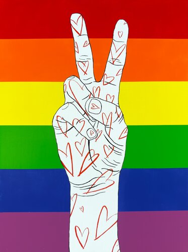 Peace Studie Nr. 2 von Felix Endriss, Malerei kaufen auf Singulart