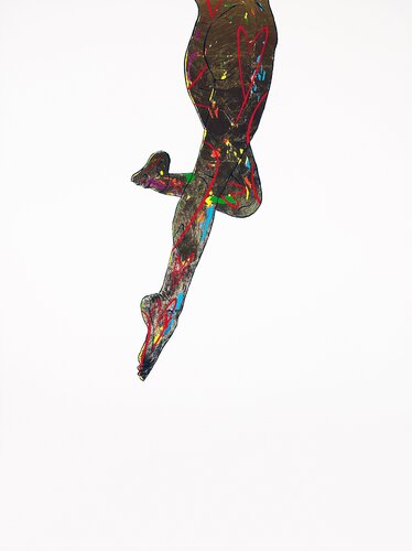 Golden Swimmer von Felix Endriss, Malerei kaufen auf Singulart