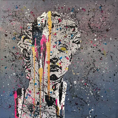 Gods among us di Andreas Lippke, Pittura in vendita su Singulart