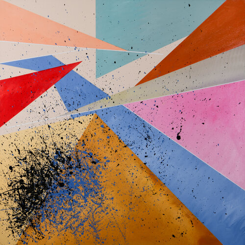 Triangles di Andreas Lippke, Pittura in vendita su Singulart