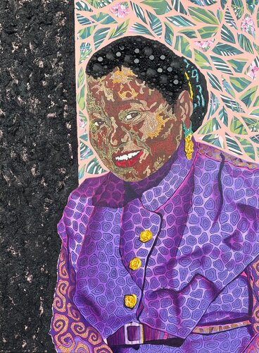 Hattie McDaniel on Sugar Hill di Ashley Joi, Pittura in vendita su Singulart